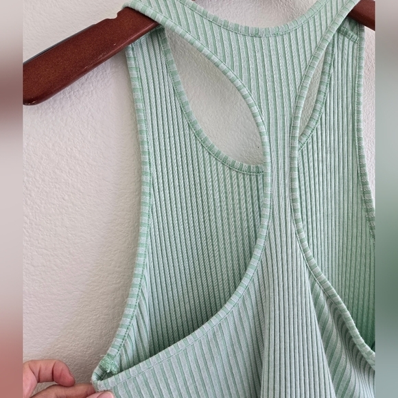 Free People Drops Of Venus Drop Waist Midi Dress Lime Green size Medium - Picture 9 of 16